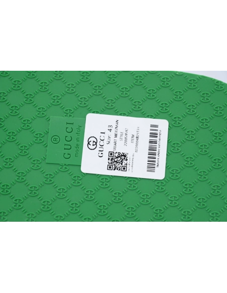 Gucci Slippers Striped Green