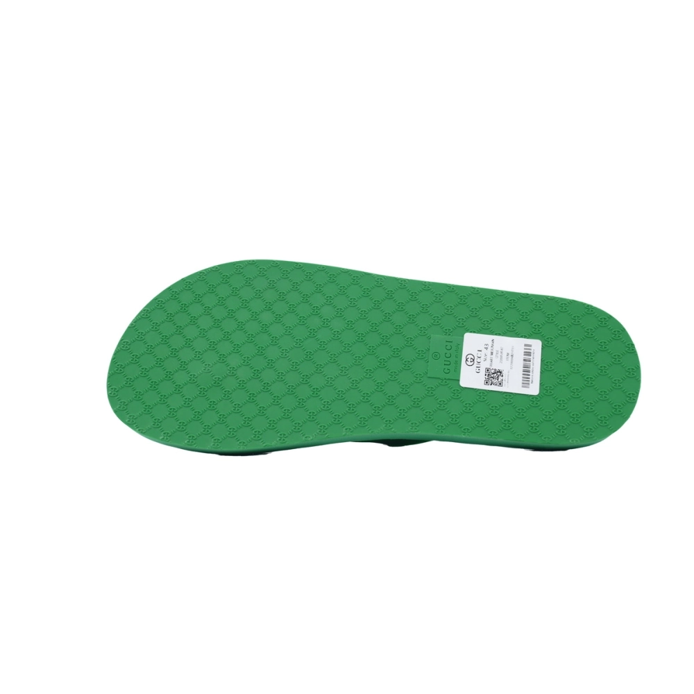Gucci Slippers Striped Green