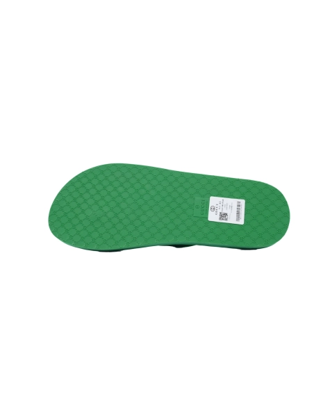 Gucci Slippers Striped Green