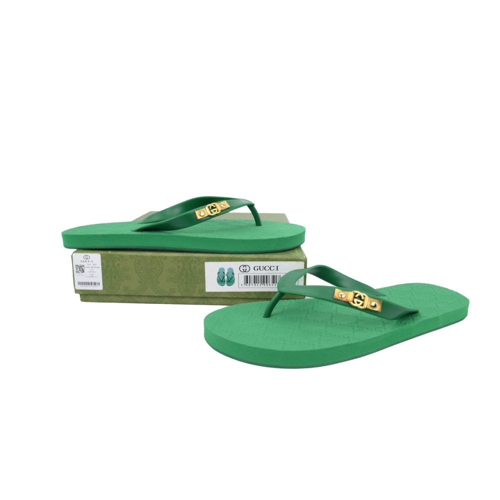 Gucci Double G Printed Green