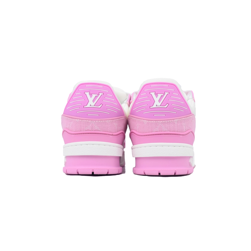 Louis Vuitton Trainer White Pink Cowboy