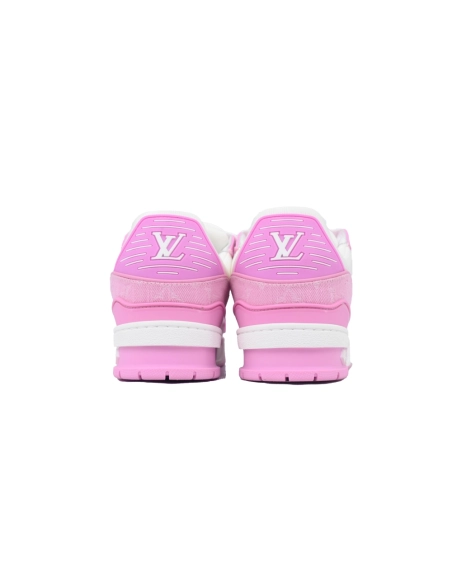 Louis Vuitton Trainer White Pink Cowboy
