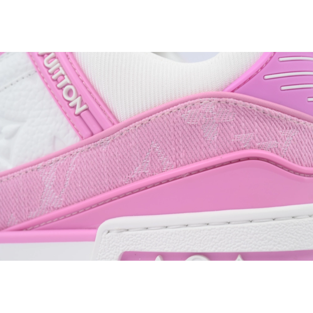 Louis Vuitton Trainer White Pink Cowboy