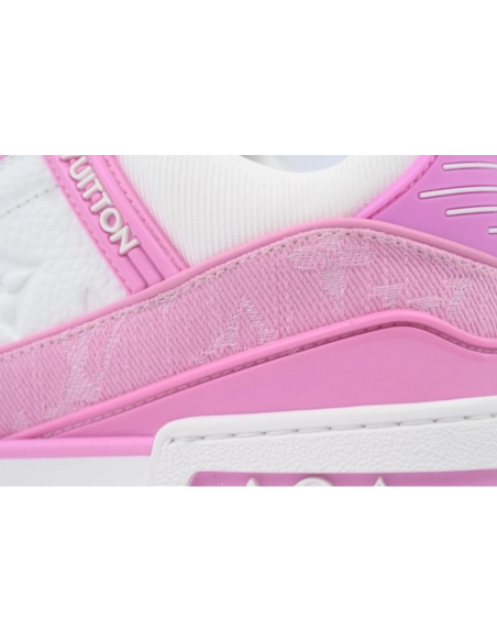 Louis Vuitton Trainer White Pink Cowboy