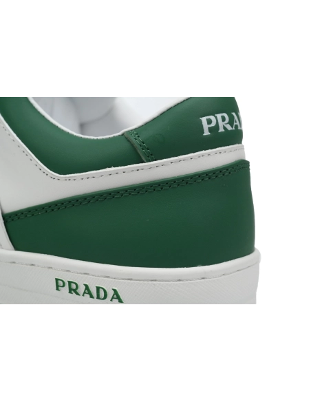 Prada Downtown Low Sneakers White Green