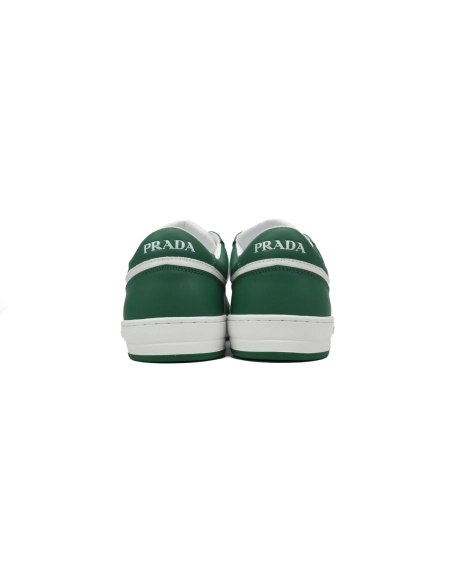 Prada Downtown Low Sneakers White Green