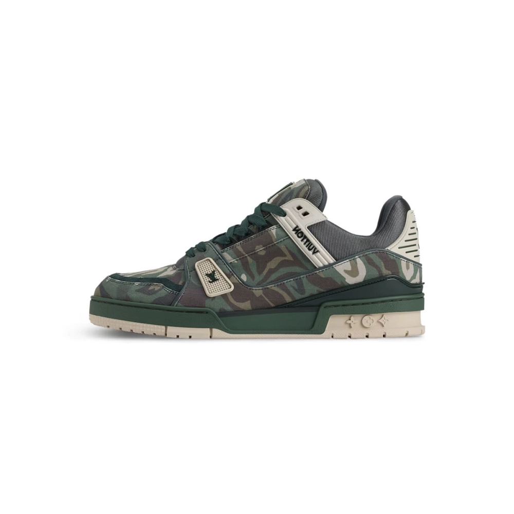 Louis Vuitton Trainer Camouflage Green 1AIKP0