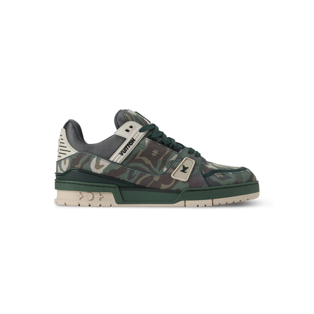 Louis Vuitton Trainer Camouflage Green 1AIKP0