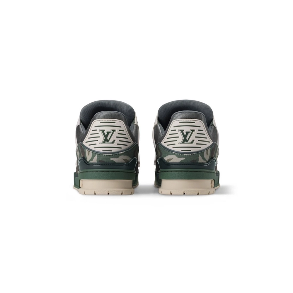 Louis Vuitton Trainer Camouflage Green 1AIKP0