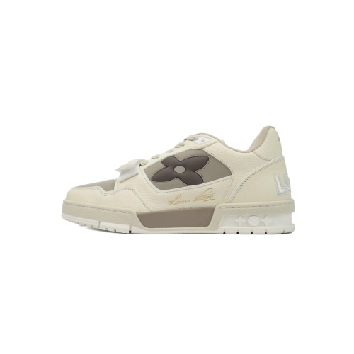 Louis Vuitton Trainer Monogram Flower Beige