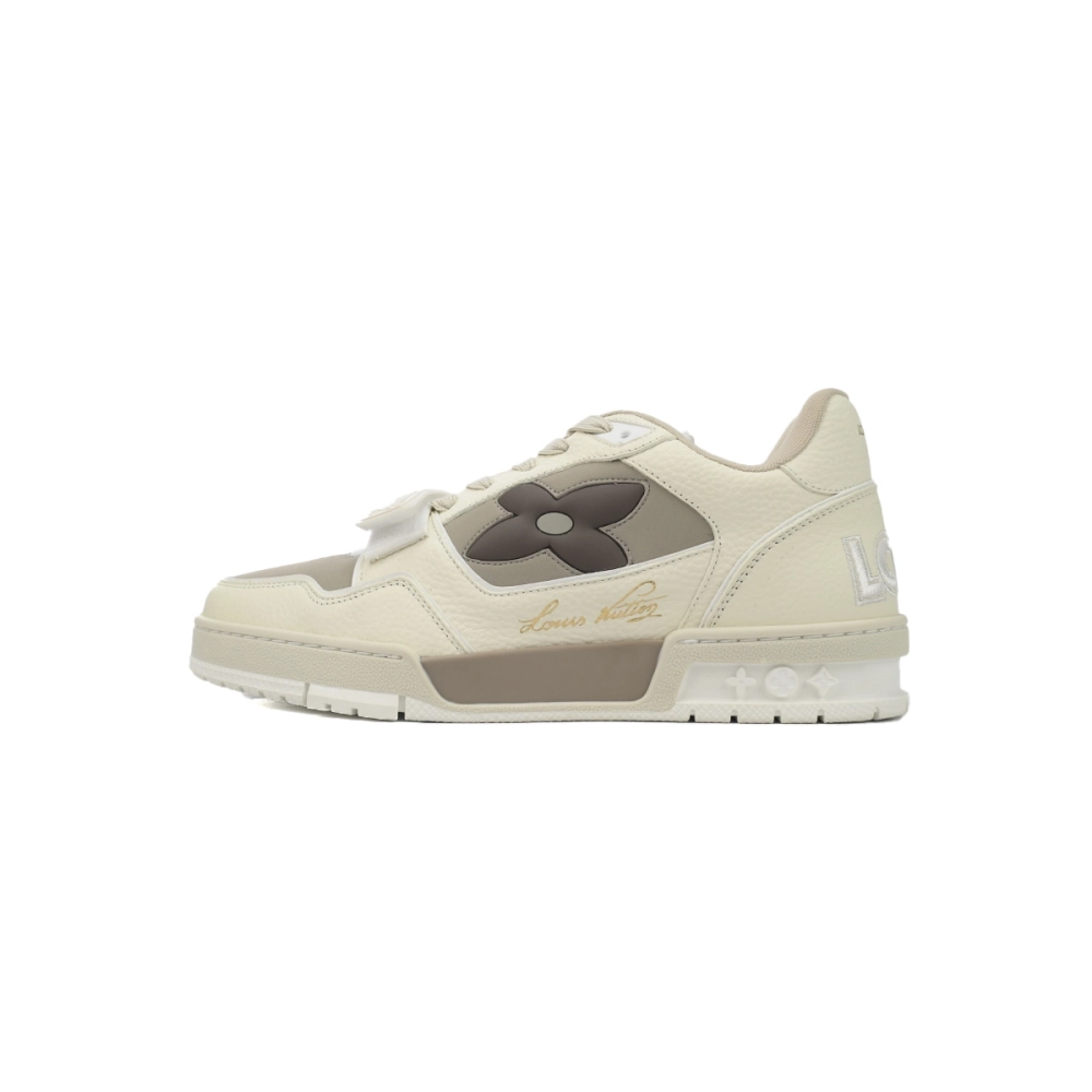 Louis Vuitton Trainer Monogram Flower Beige
