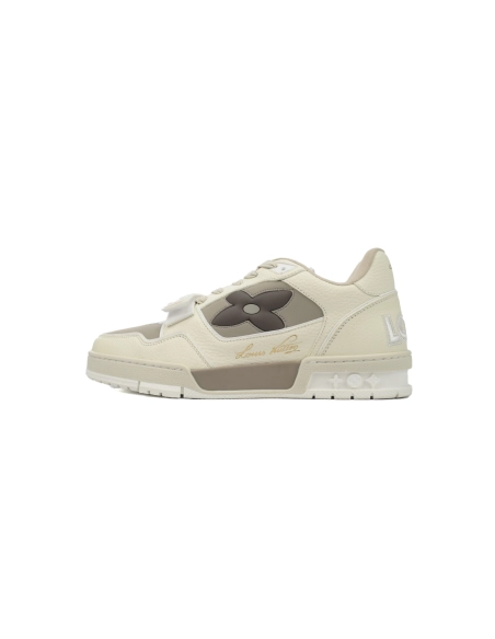 Louis Vuitton Trainer Monogram Flower Beige