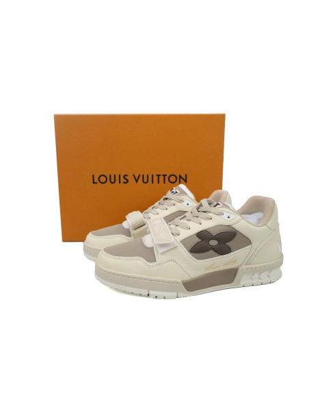 Louis Vuitton Trainer Monogram Flower Beige