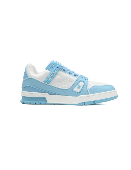 Louis Vuitton Trainer Low White Sky Blue