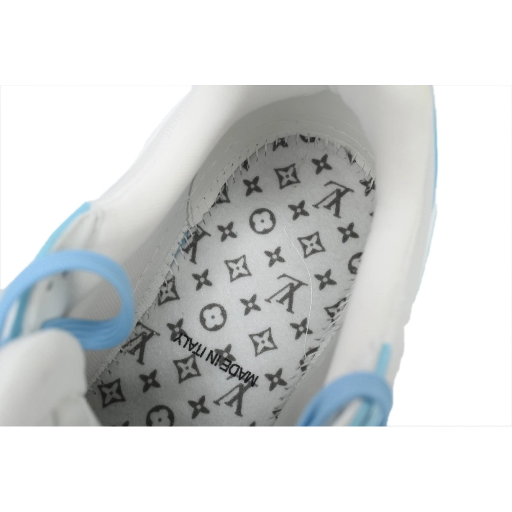 Louis Vuitton Trainer Low White Sky Blue