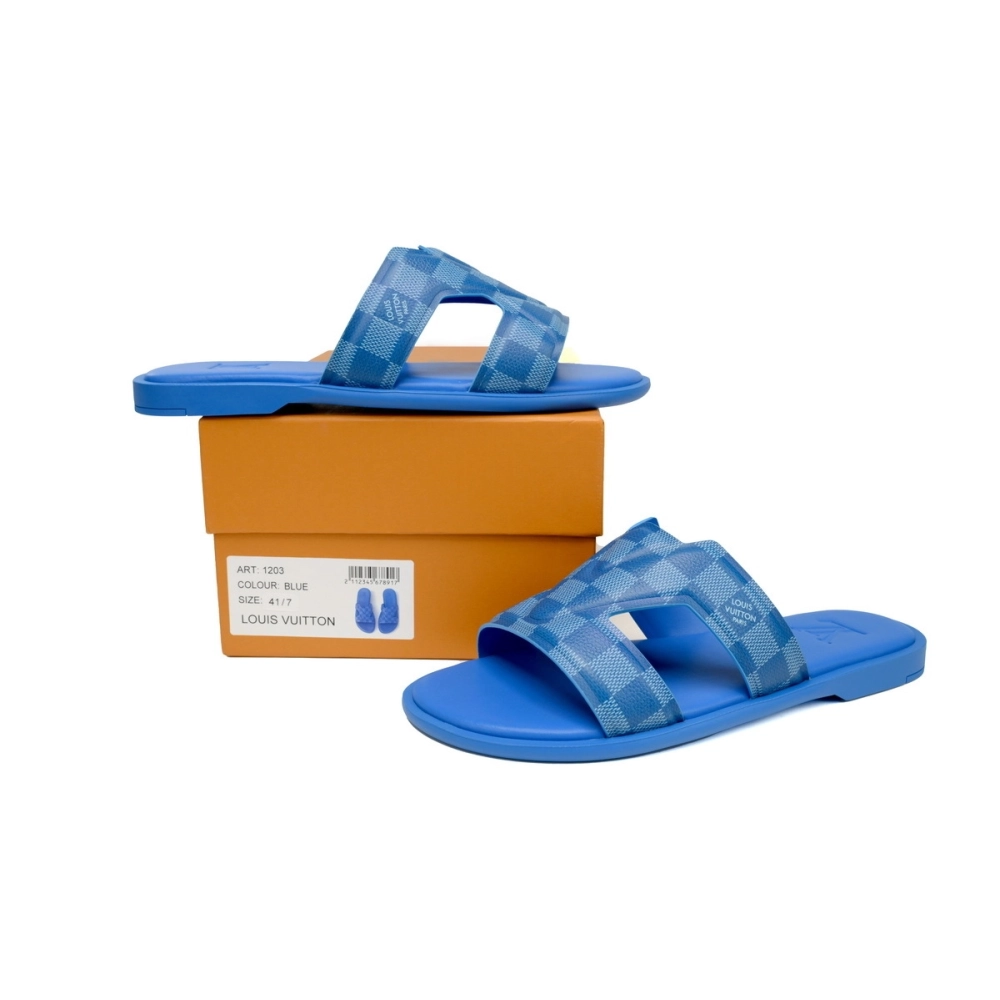 Louis Vuitton Oasis Mules Blue Grid 1AC5E8