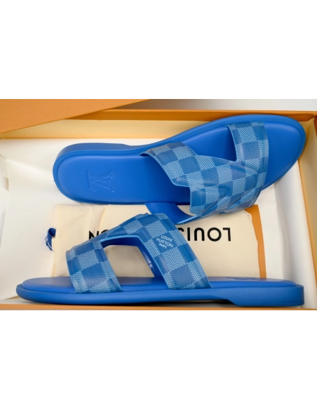 Louis Vuitton Oasis Mules Blue Grid 1AC5E8