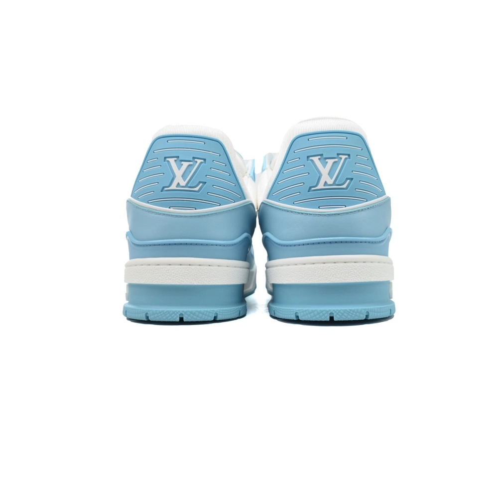 Louis Vuitton Trainer Low White Sky Blue