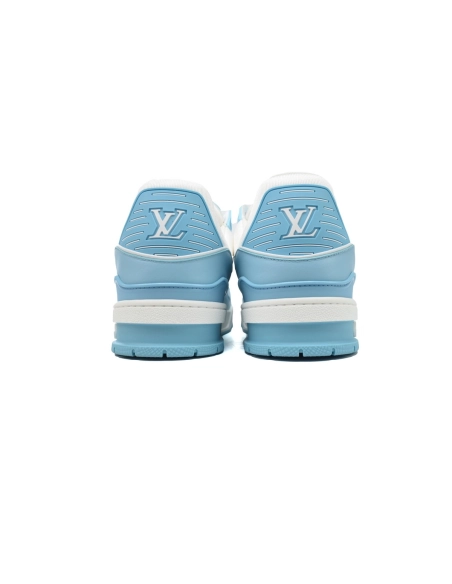 Louis Vuitton Trainer Low White Sky Blue