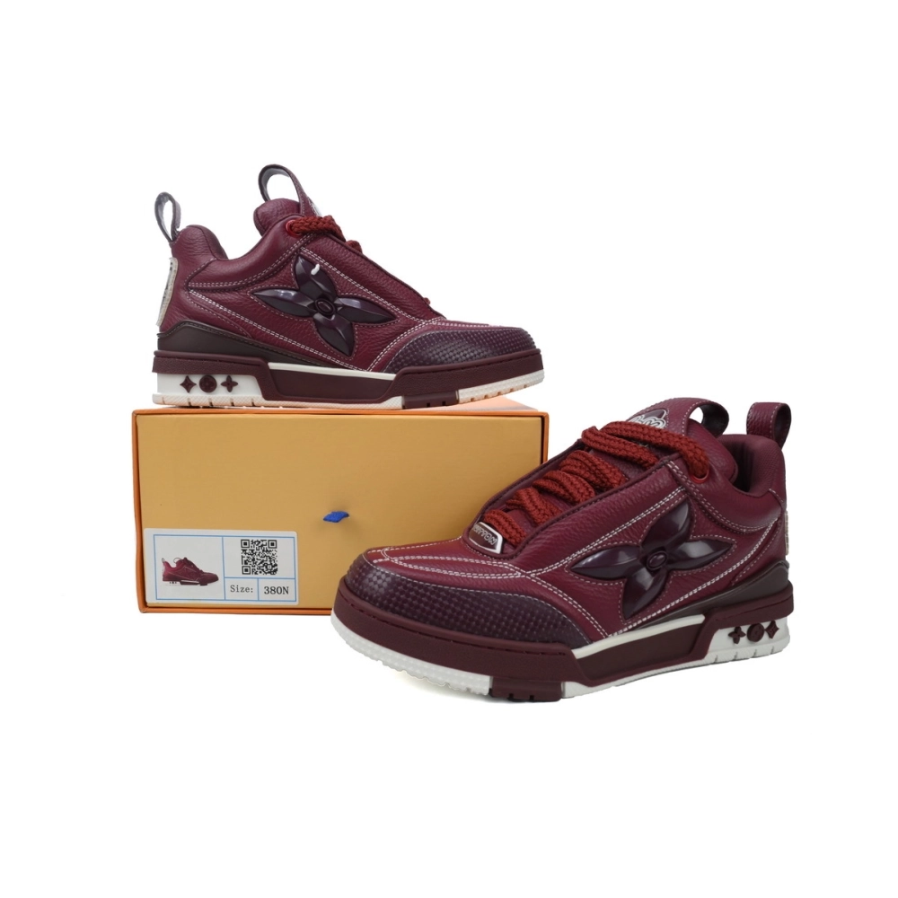 Louis Vuitton LV Skate Sneaker Bordeaux Red