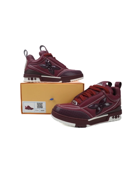 Louis Vuitton LV Skate Sneaker Bordeaux Red