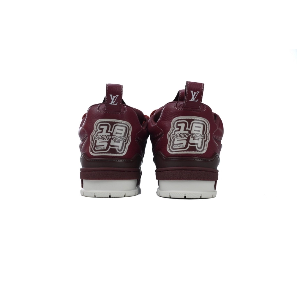 Louis Vuitton LV Skate Sneaker Bordeaux Red