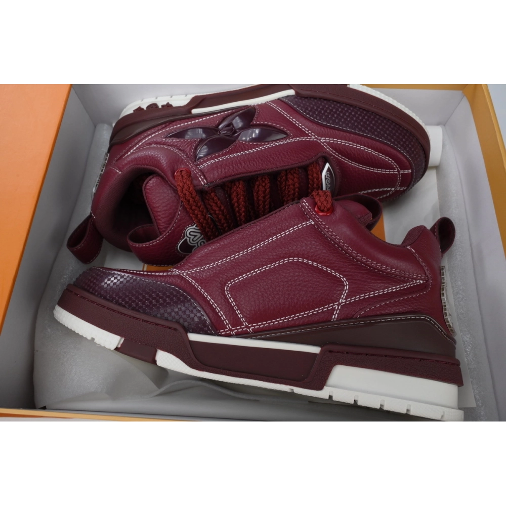 Louis Vuitton LV Skate Sneaker Bordeaux Red