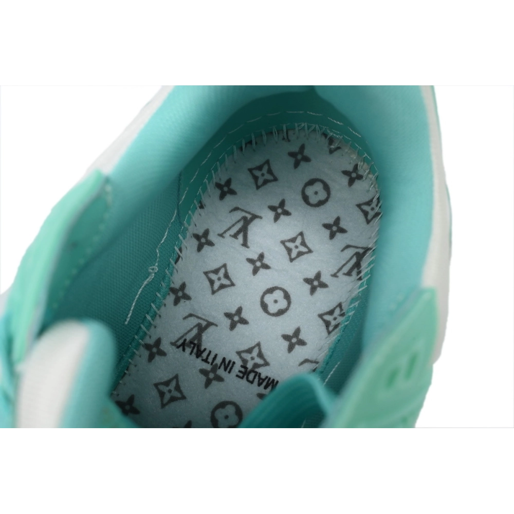 Louis Vuitton Trainer Green White 1A8KBS