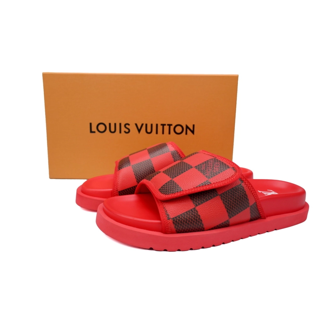 Louis Vuitton Miami Mules Red