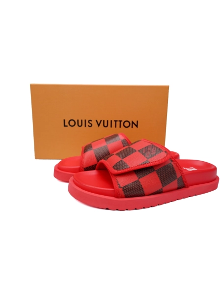 Louis Vuitton Miami Mules Red