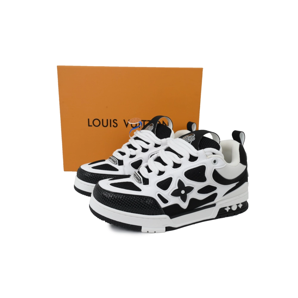 Louis Vuitton LV Skate Sneaker Black And White
