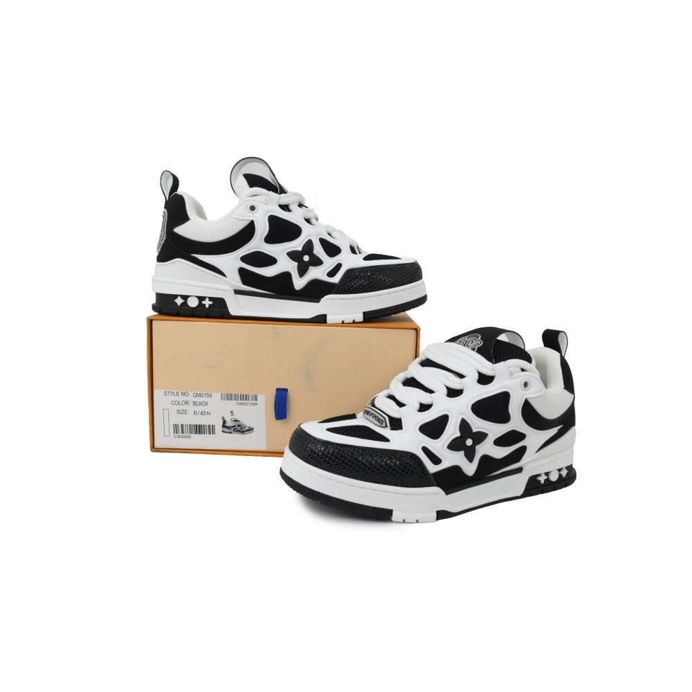 Louis Vuitton LV Skate Sneaker Black And White