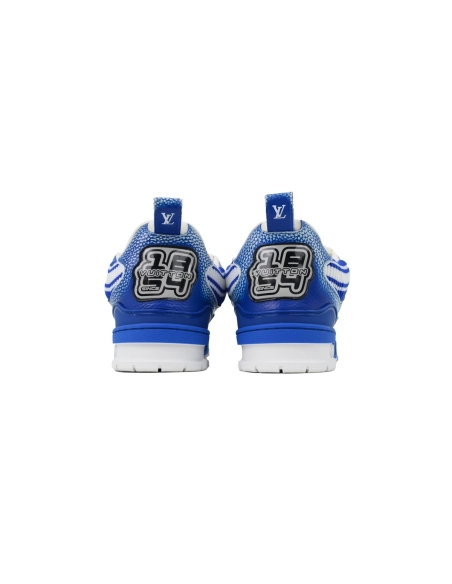 Louis Vuitton LV Skate Sneaker Knitted Collar Blue 1AHSXP