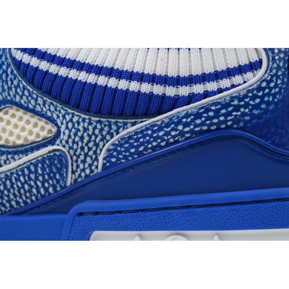 Louis Vuitton LV Skate Sneaker Knitted Collar Blue 1AHSXP