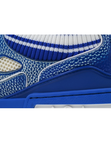 Louis Vuitton LV Skate Sneaker Knitted Collar Blue 1AHSXP