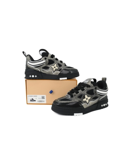 Louis Vuitton LV Skate Sneaker Knitted Collar Black 1AHSXP