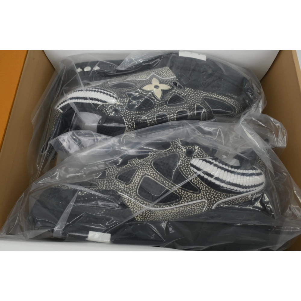 Louis Vuitton LV Skate Sneaker Knitted Collar Black 1AHSXP