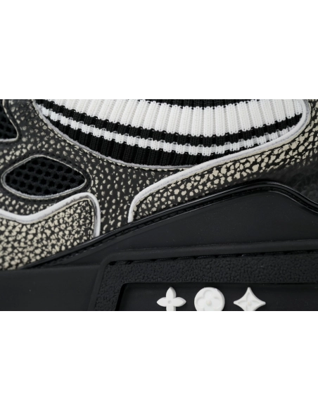 Louis Vuitton LV Skate Sneaker Knitted Collar Black 1AHSXP