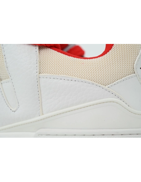 Louis Vuitton LV Skate Sneaker White And Red Flowers