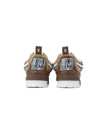 Louis Vuitton LV Skate Sneaker Knitted Collar khaki 1AHSWN