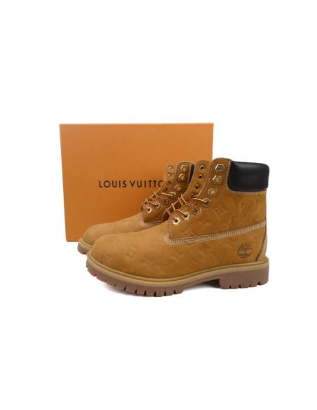 Louis Vuitton Timberland 6 Ankle Boot Wheat Monogram 1AD72X