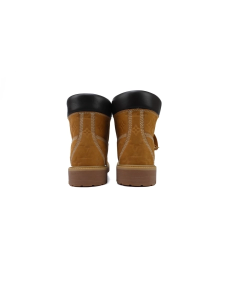 Louis Vuitton Timberland 6 Ankle Boot Wheat Monogram 1AD72X