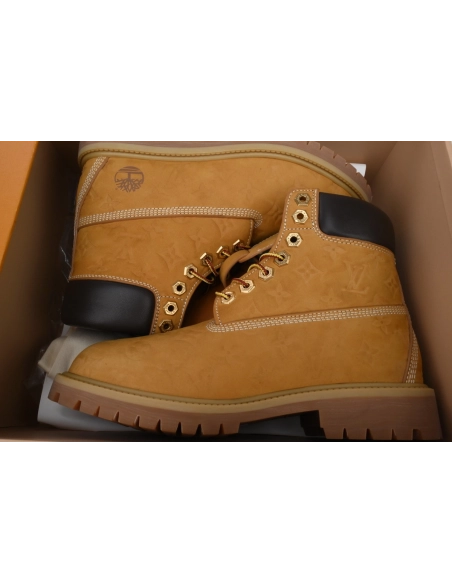 Louis Vuitton Timberland 6 Ankle Boot Wheat Monogram 1AD72X