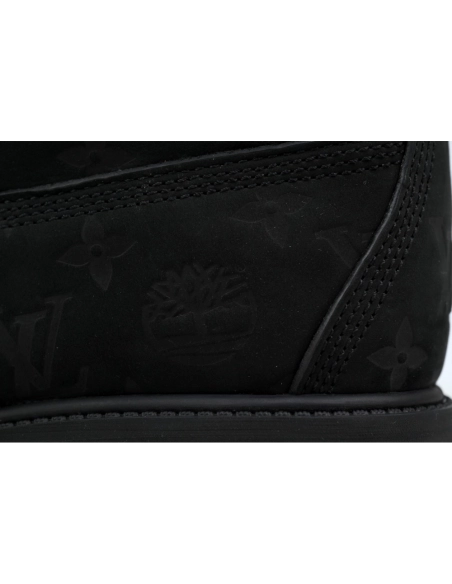 Louis Vuitton Timberland 6 Ankle Boot Black Monogram 1AD73H