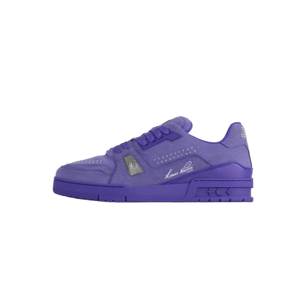 Louis Vuitton Trainer Purple Rivet 1ADHAI