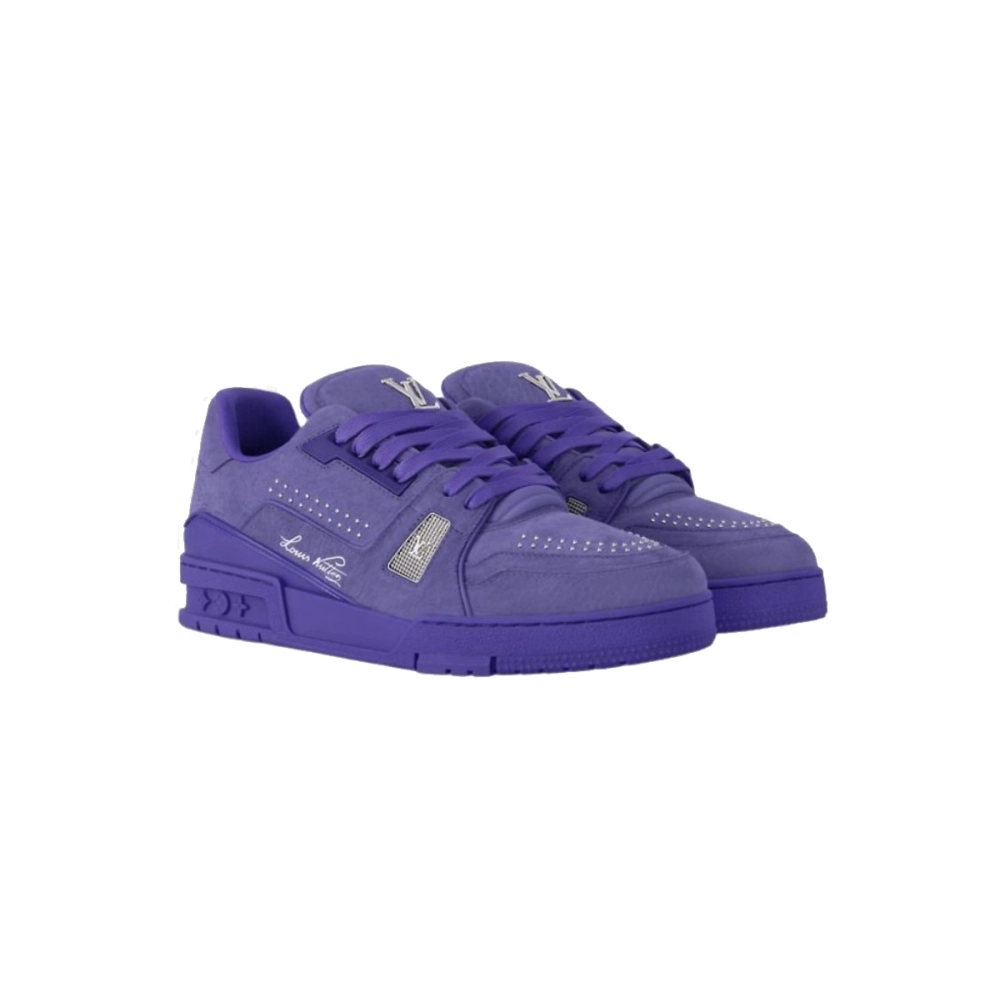 Louis Vuitton Trainer Purple Rivet 1ADHAI