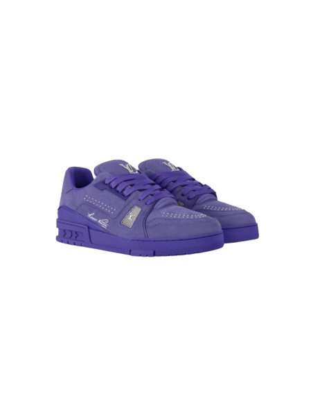 Louis Vuitton Trainer Purple Rivet 1ADHAI