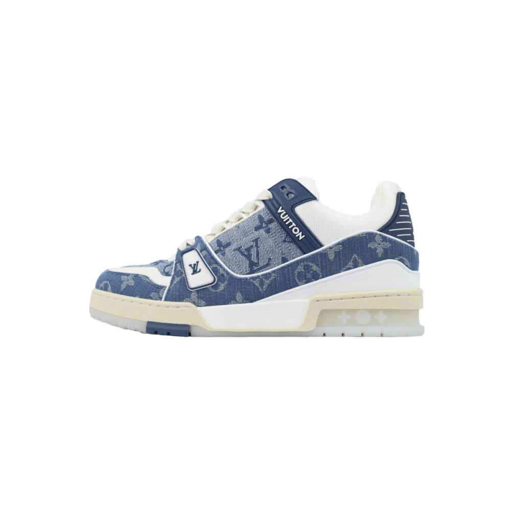 Louis Vuitton Trainer Sneaker Transparent Denim Blue