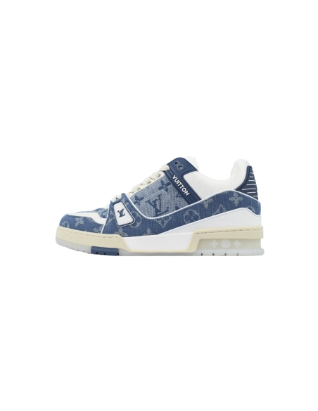 Louis Vuitton Trainer Sneaker Transparent Denim Blue
