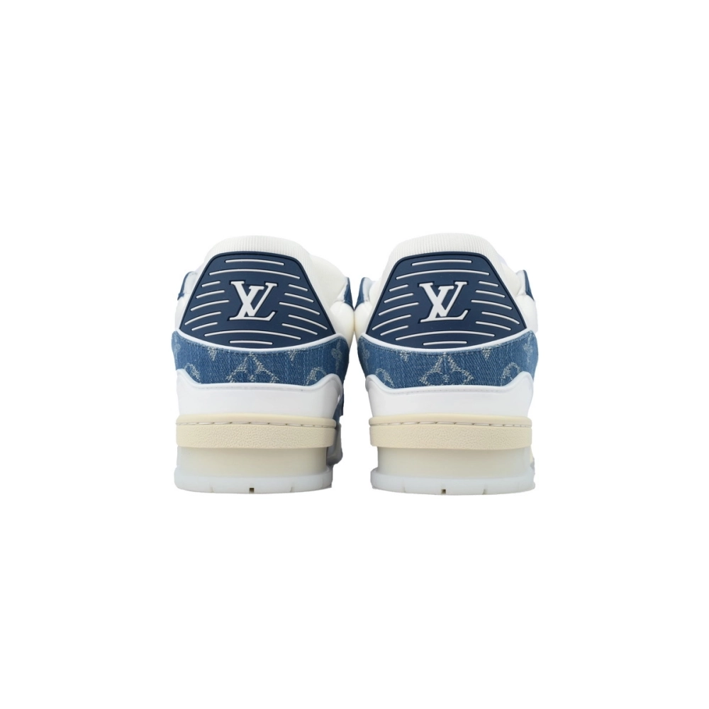 Louis Vuitton Trainer Sneaker Transparent Denim Blue
